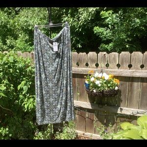 J. Jill tile maxi skirt